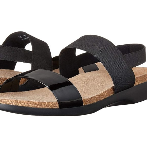 Munro Black Sandals - Picture 1 of 9